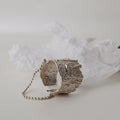 Tin Foil Texture Normcore Style Ring