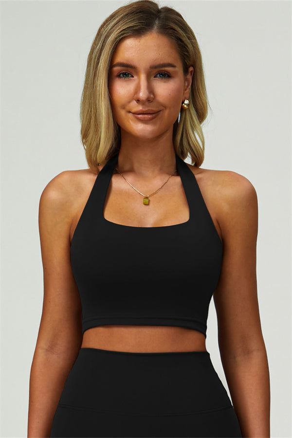 The Elixir Halter Crop Top Shorts 2-Piece Set