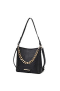 MKF Faux Crocodile-Embossed Shoulder Bag by Mia k
