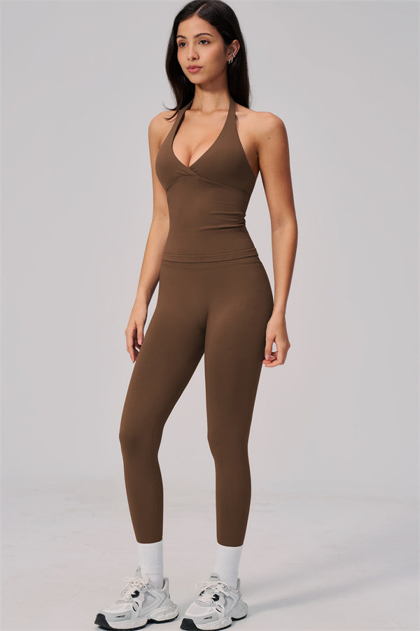 The Align V-Halter Top Leggings 2-Piece Set
