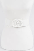 CG Logo Tonal Elastic Fashion Belt
