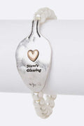 MOMs Blessing Spoon Stretch Bracelet
