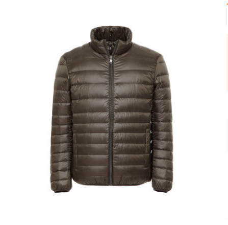 Men's light down jacket men's stand collar winter jacket XL men's men's