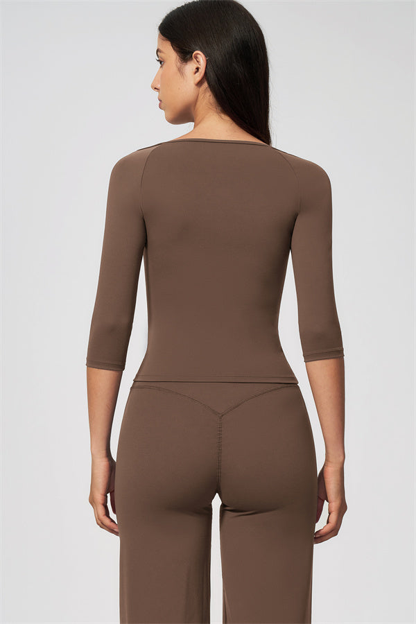 The RiseFit Half-Sleeve T-Shirt Straight Leg Pants 2-Piece Set