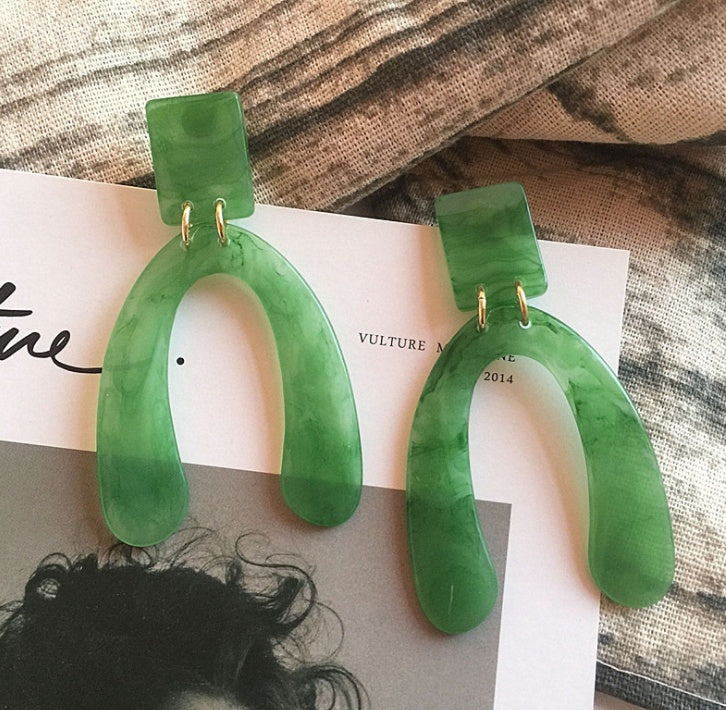 The wish bone earring