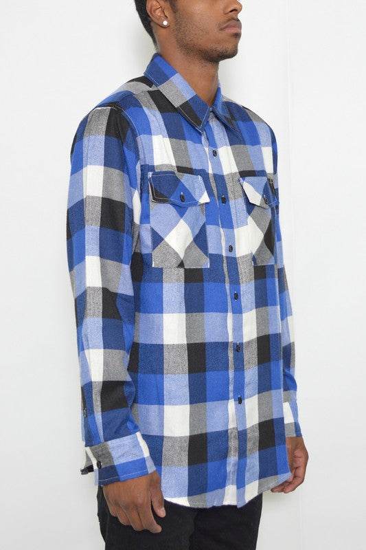 Weiv Long Sleeve Checkered Flannel