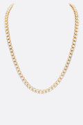 18 Rhinestone Single Row Necklace