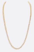 23 Single Row Rhinestone Necklace