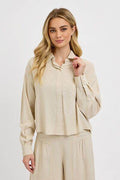 RISEN Button Down Long Sleeve Shirt