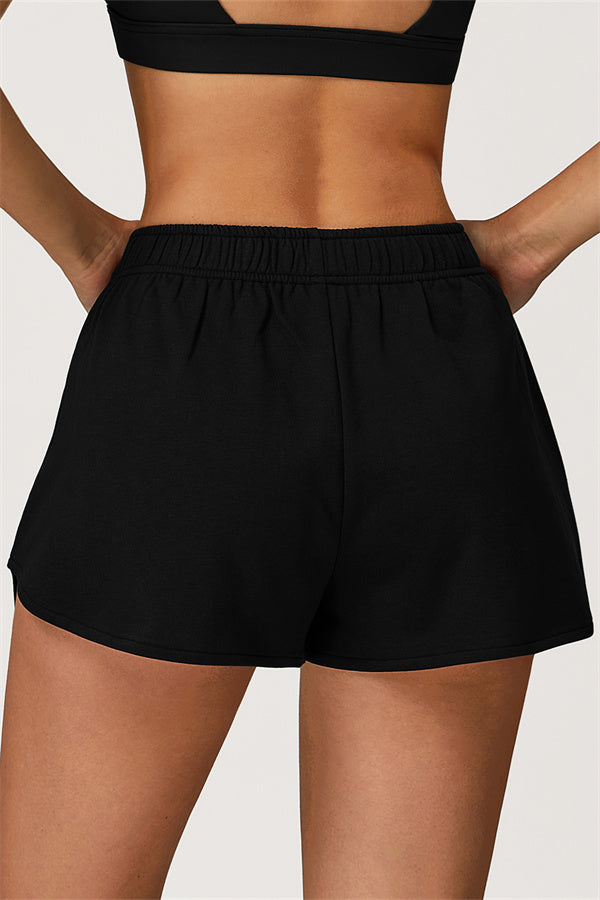 The Glacier Crop Hoodie Shorts 2-Piece Set