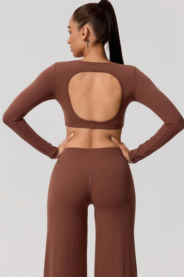 The Nestle Long Sleeve Crop Top