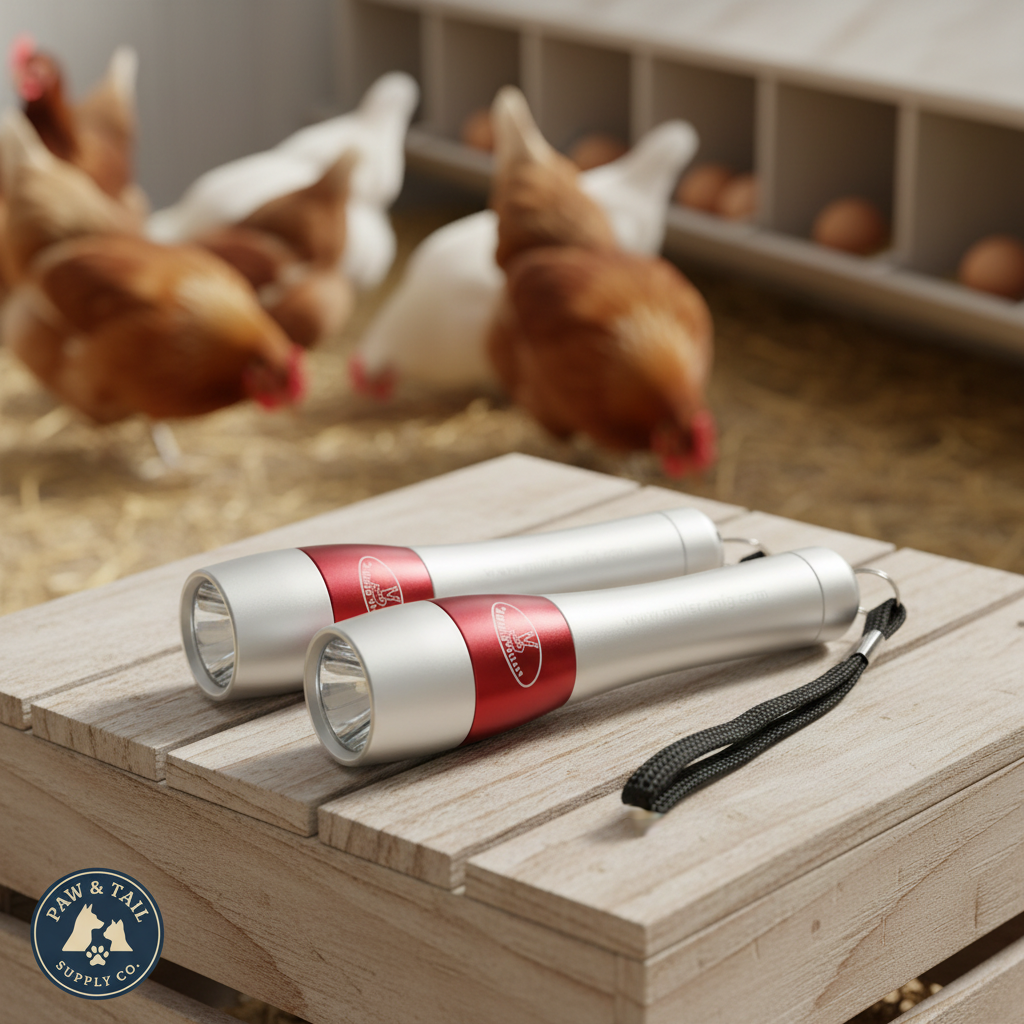 Little Giant LED Egg Candler for Hatching Eggs Poultry Incubator Candler 2-Pack