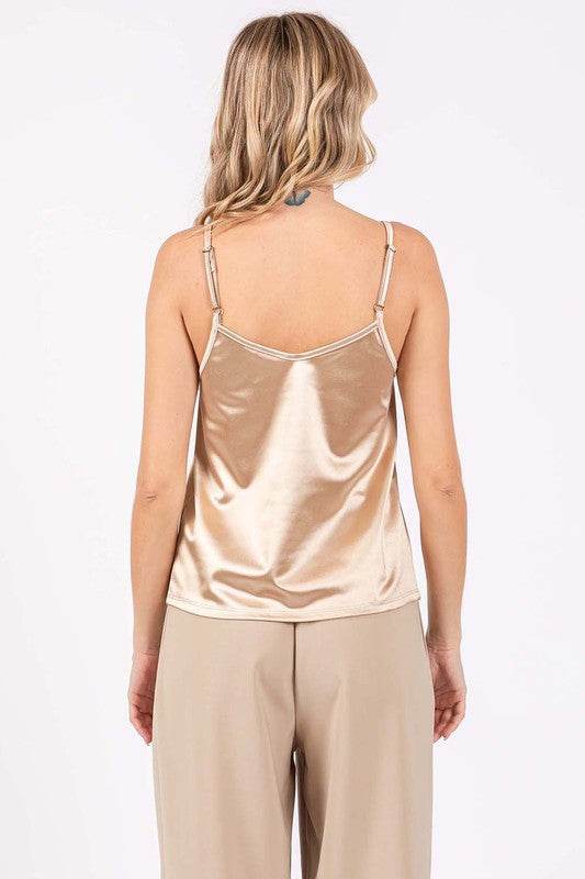 Satin Tank Top