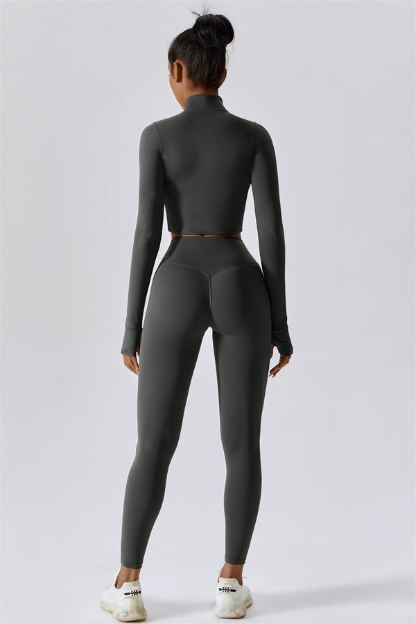 The Eloise Jacket Sports Bra Leggings 3-Piece Set