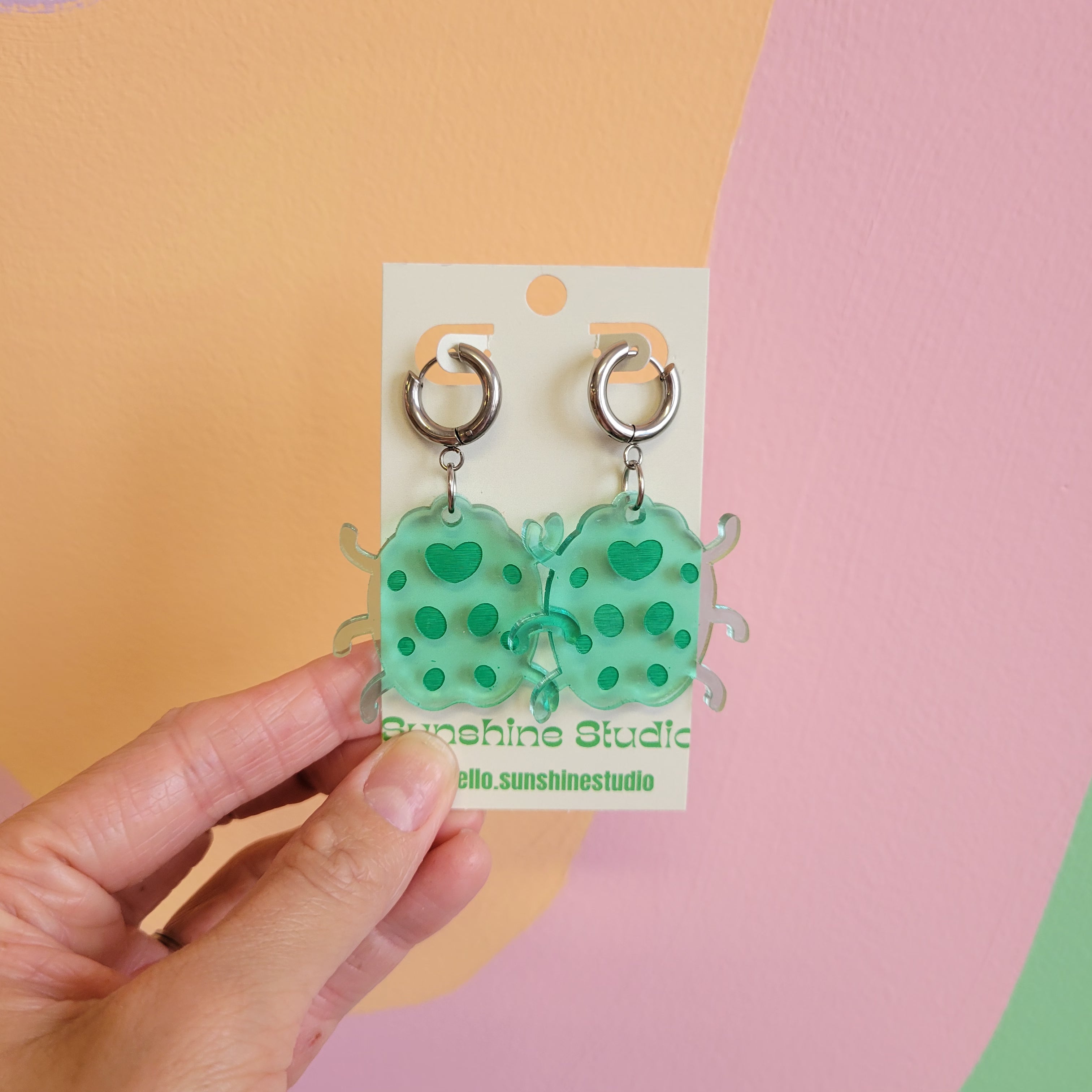 Beetle Earrings