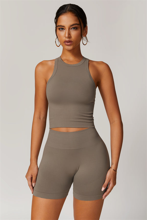 The Delight Crop Top Shorts 2-Piece Set