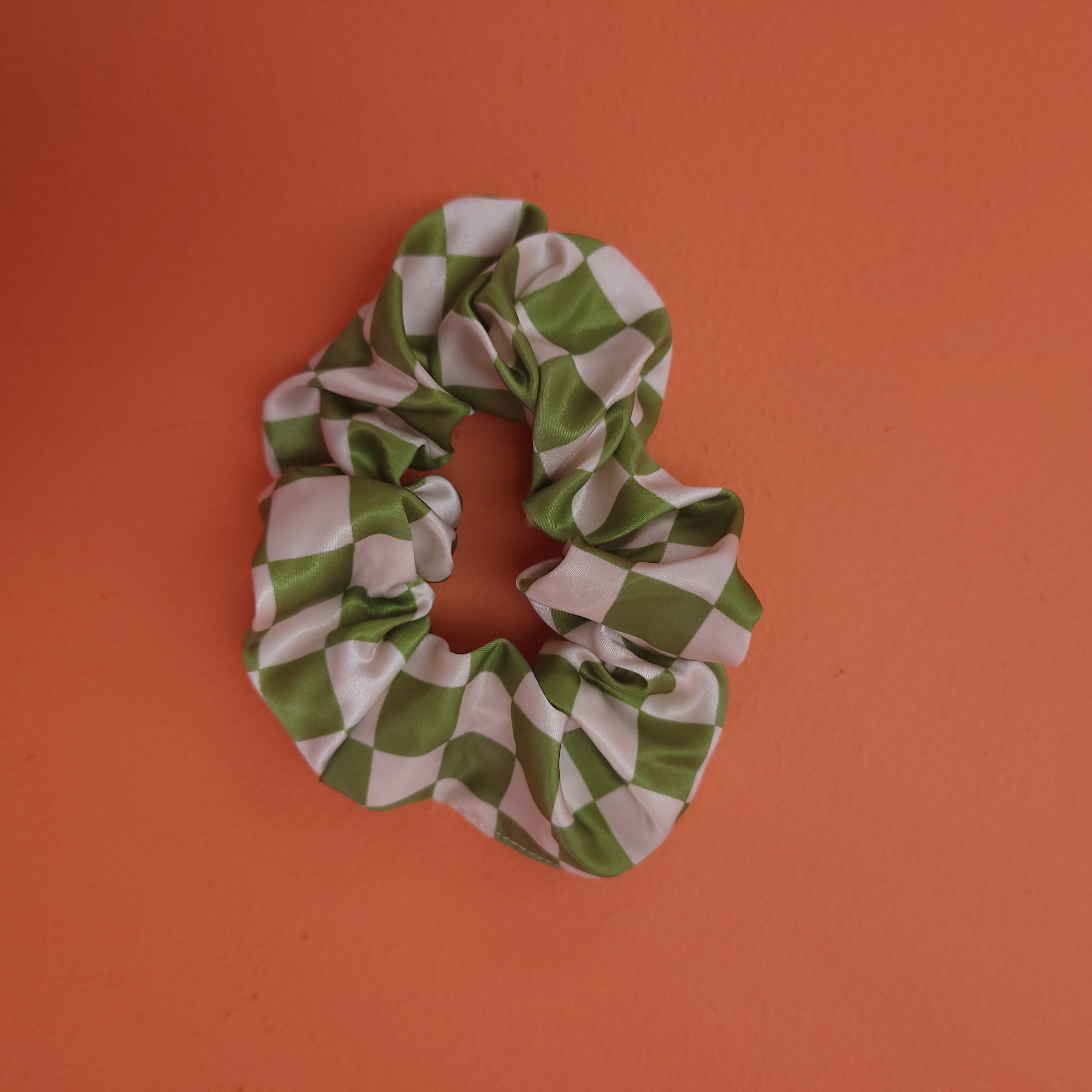 Checkered Scrunchies