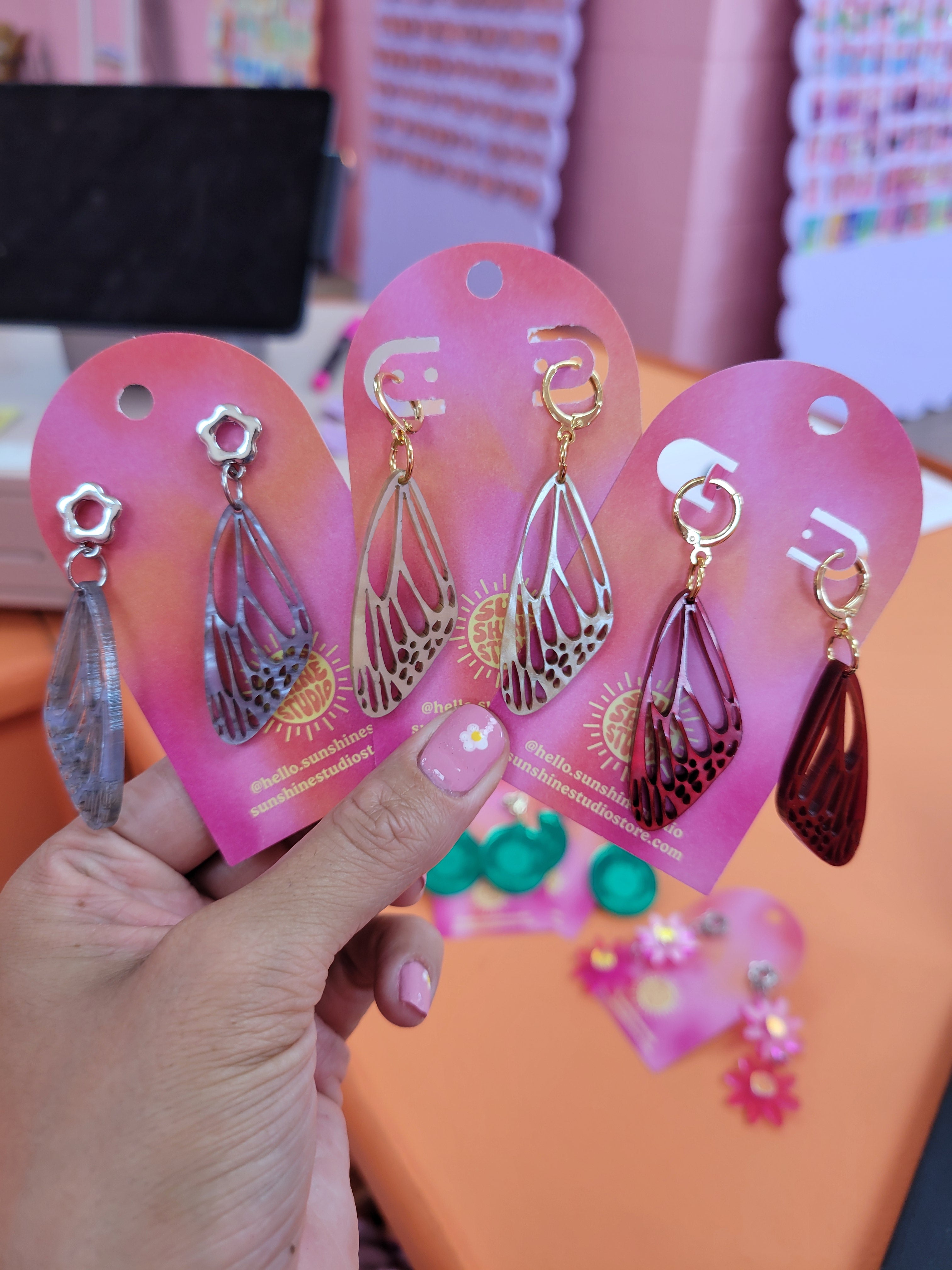 Butterfly Wing  Earrings