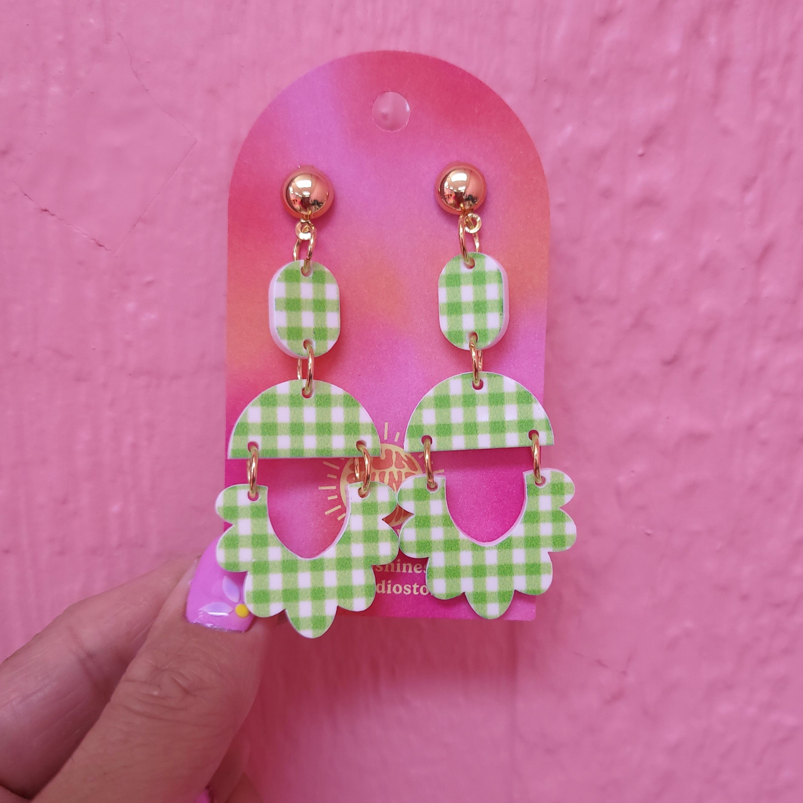 Summer Scalloped Statement Earrings