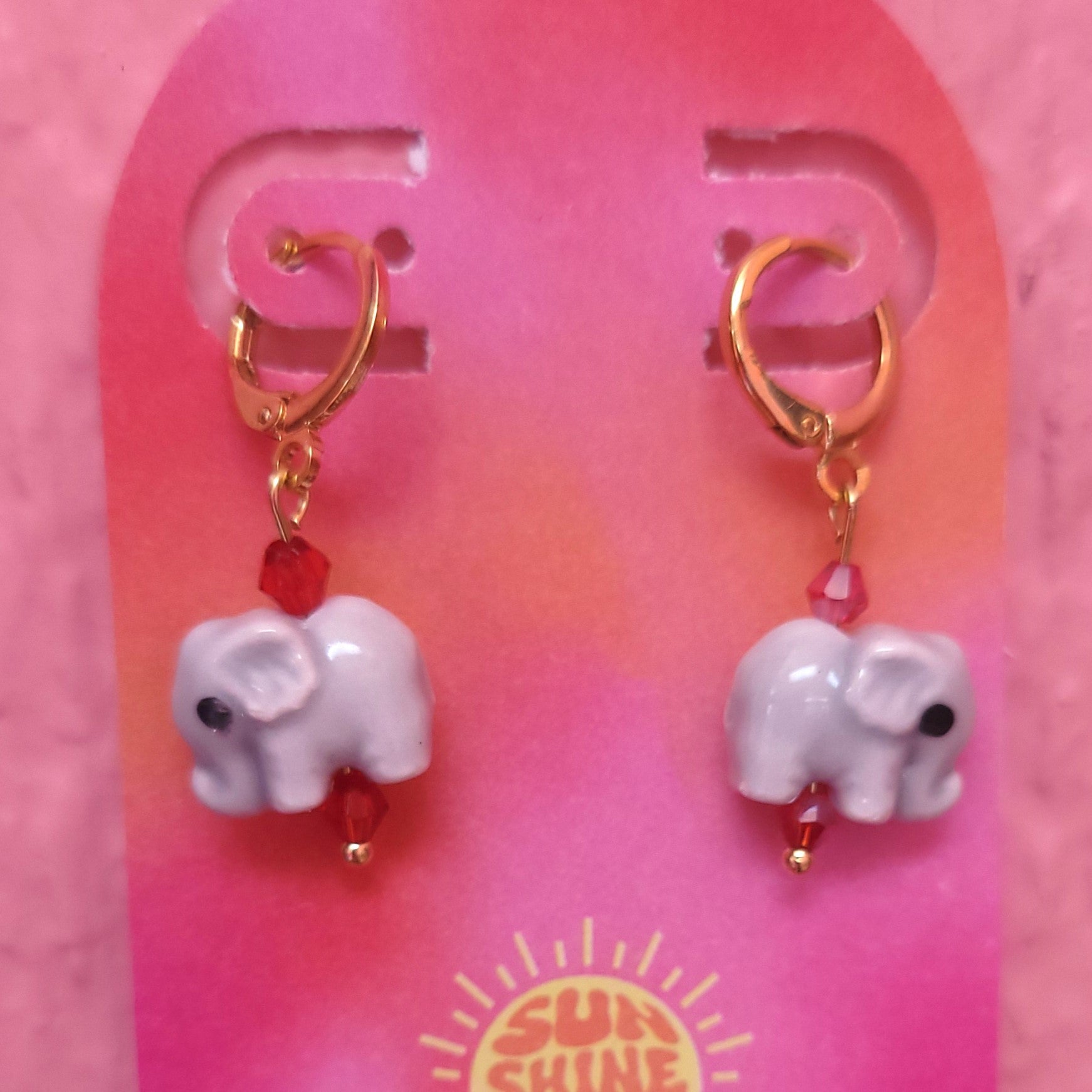 Cutesy AL-ephant Earrings