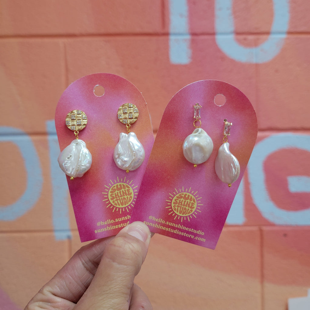 Celestial Pearl Earrings