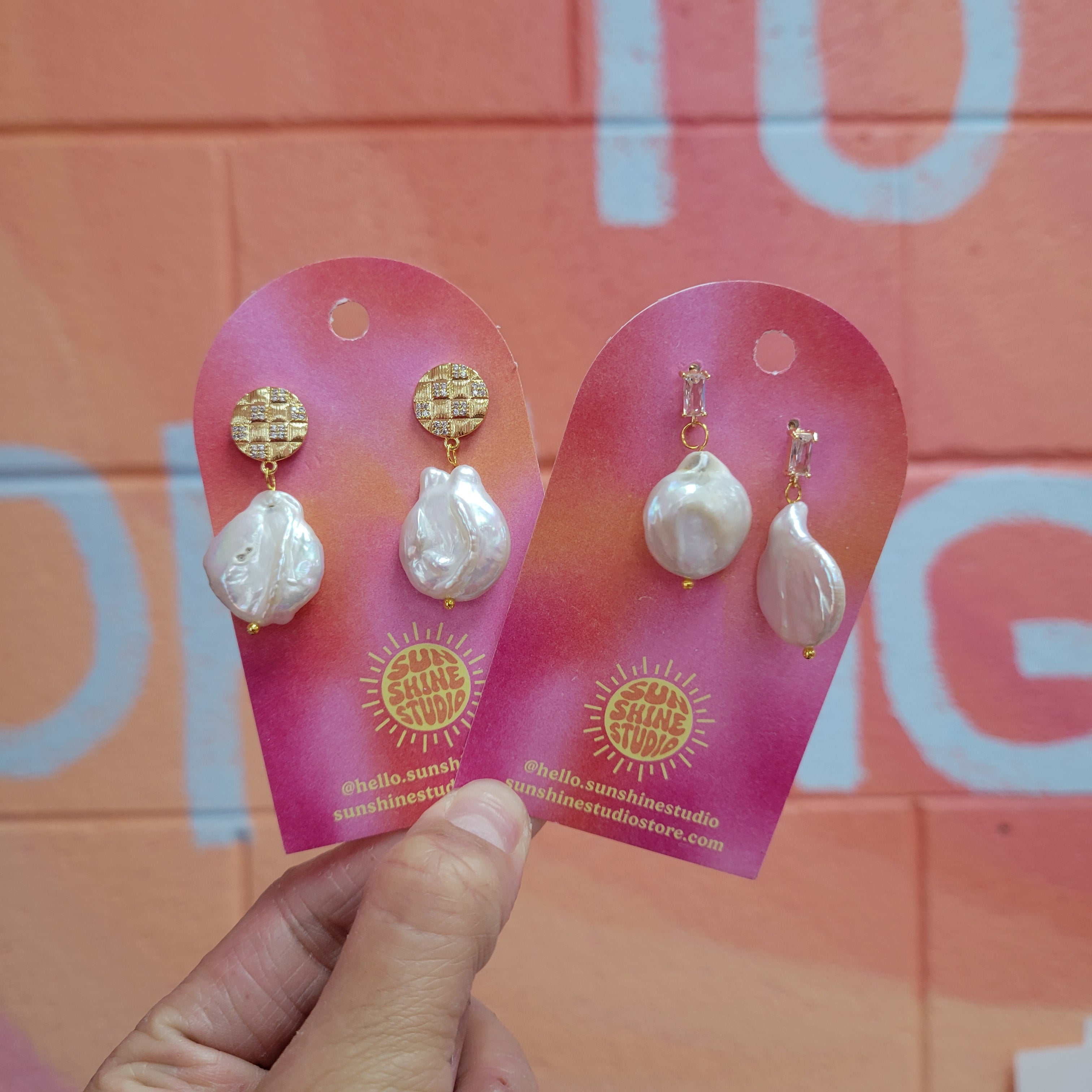 Celestial Pearl Earrings