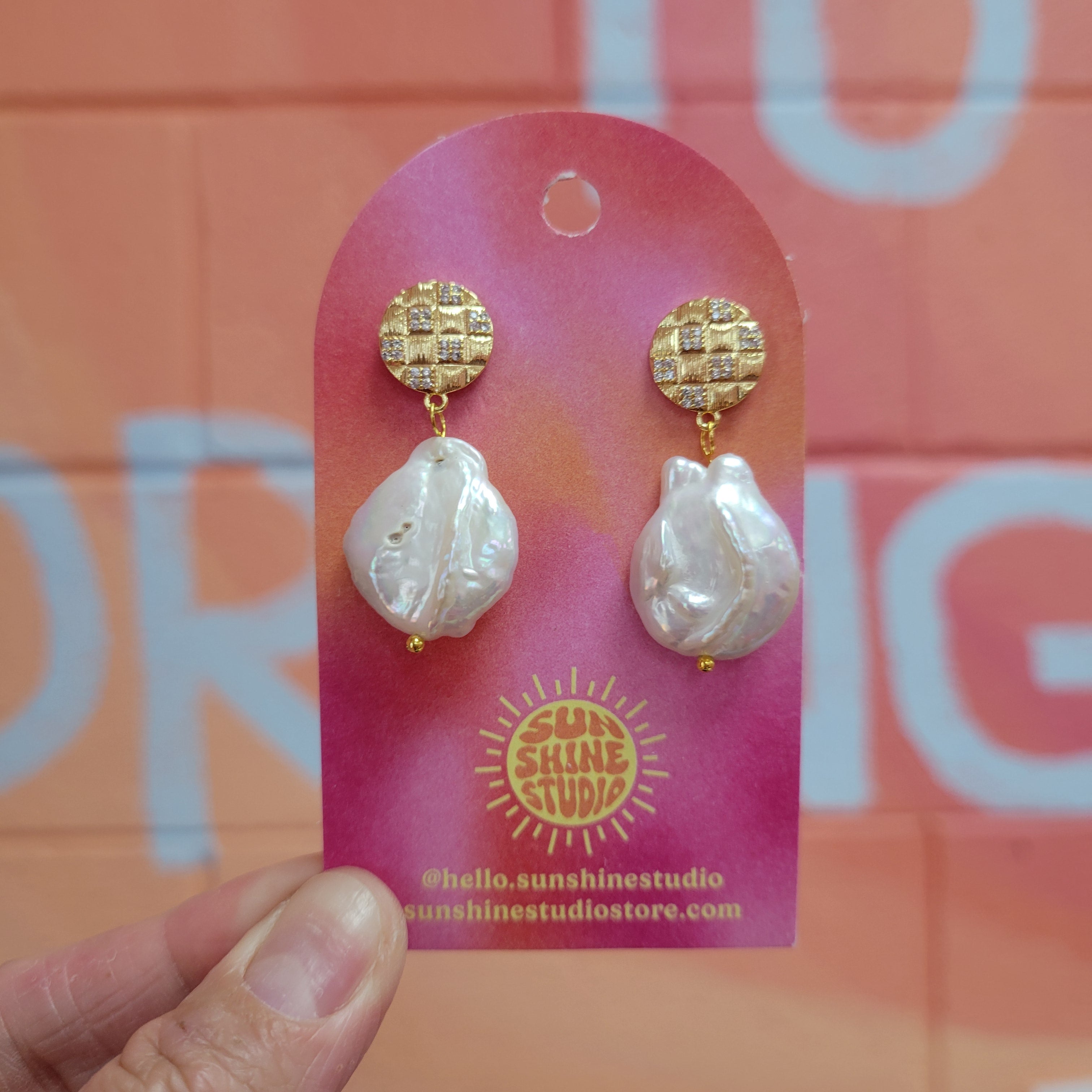 Celestial Pearl Earrings