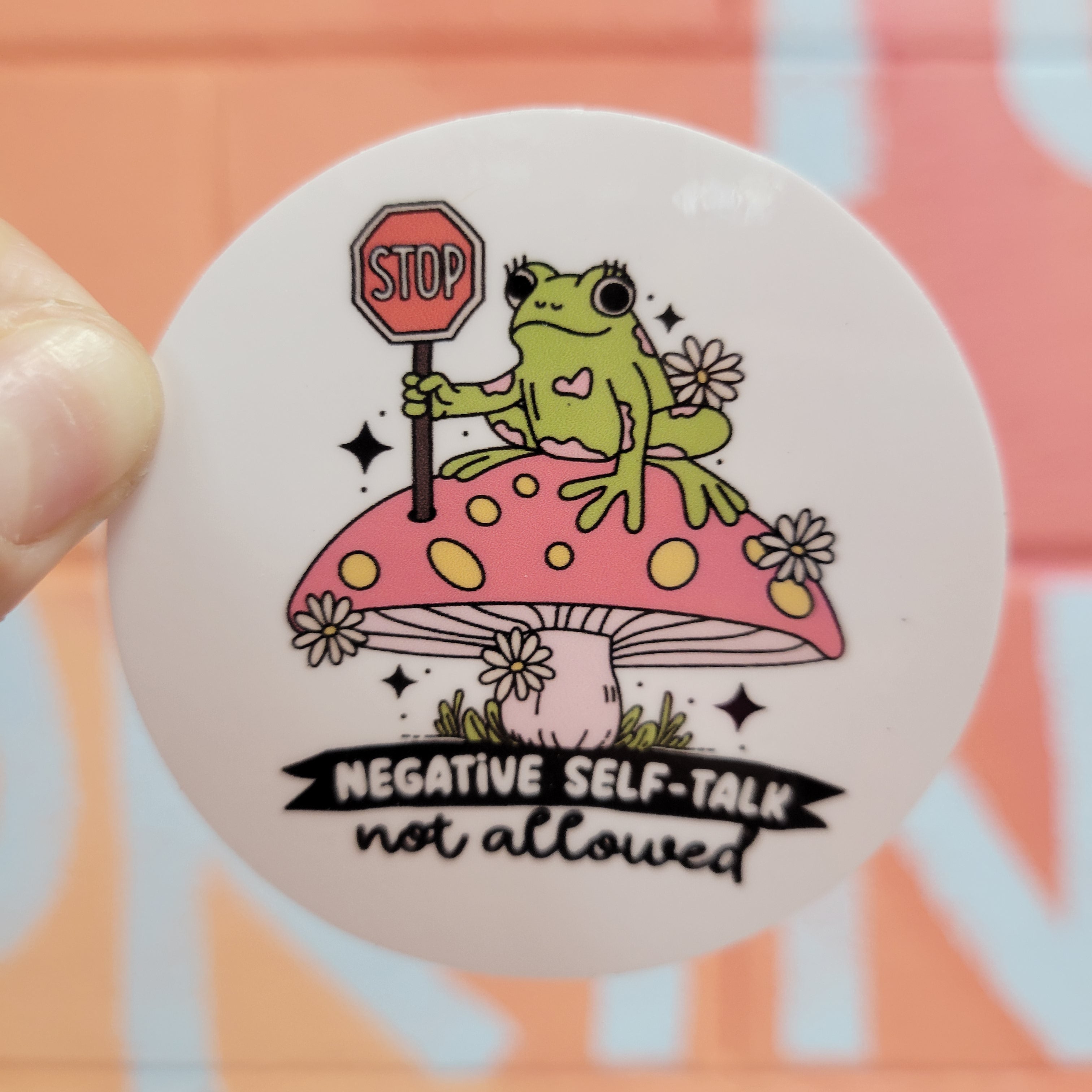 No Negative Self-Talk Sticker