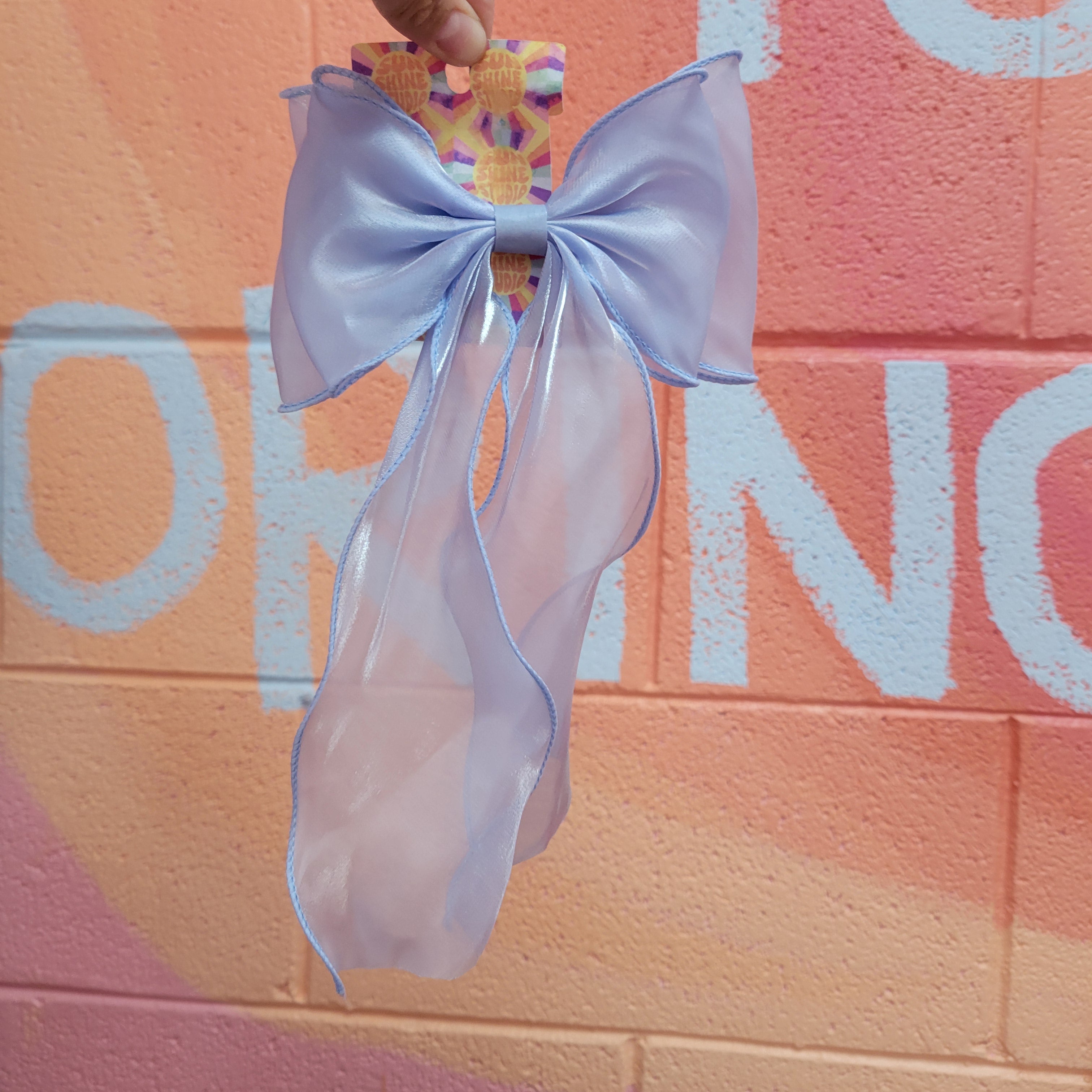 Oversized Satin Bow