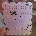 Pink Swirly Terrazzo Travel Earring Holder