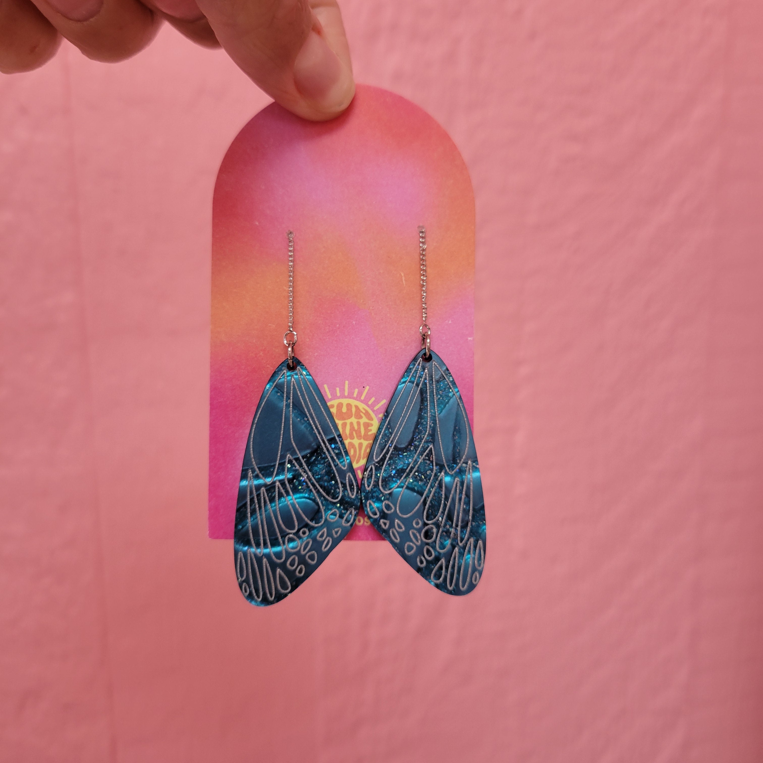 Butterfly Wing  Earrings