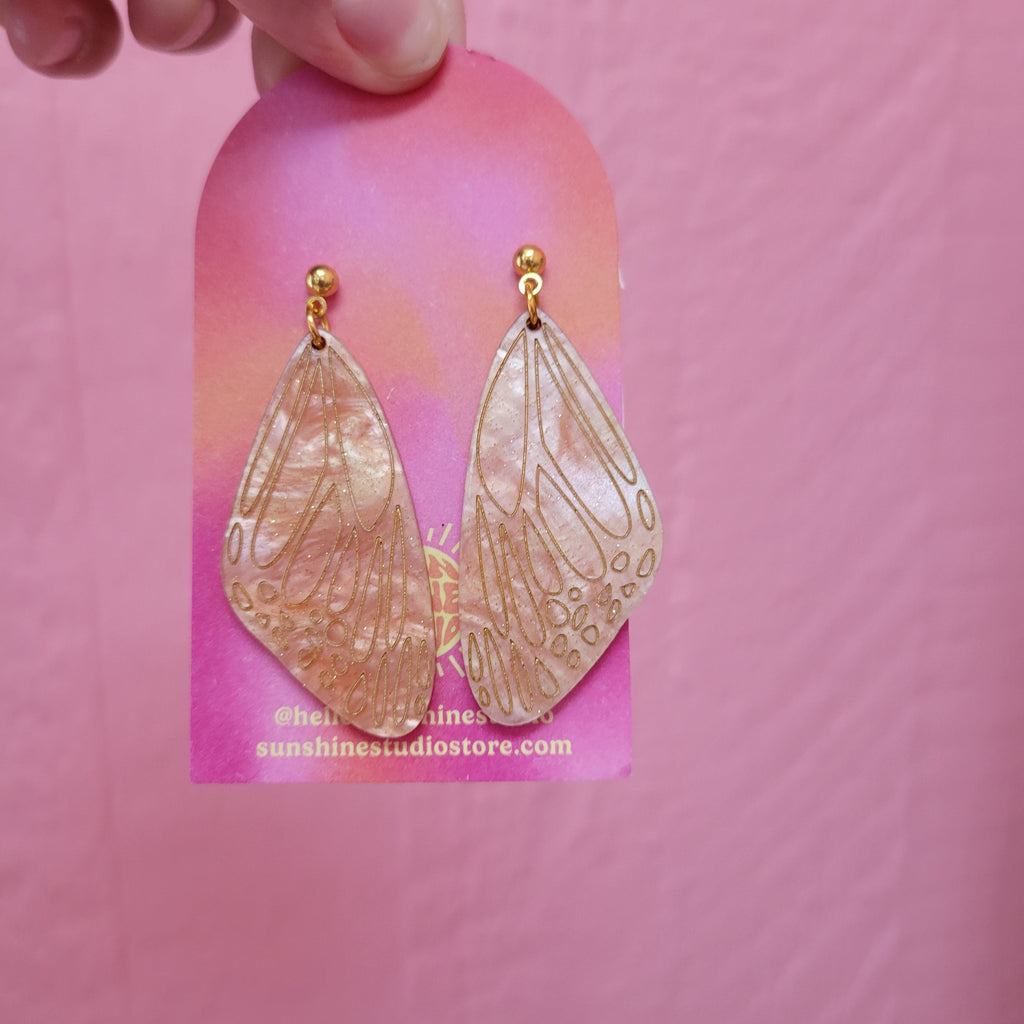 Butterfly Wing  Earrings