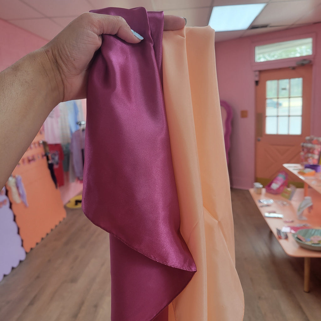 Poly Silk Solid Bandana