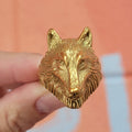 Wolf Titanium Ring