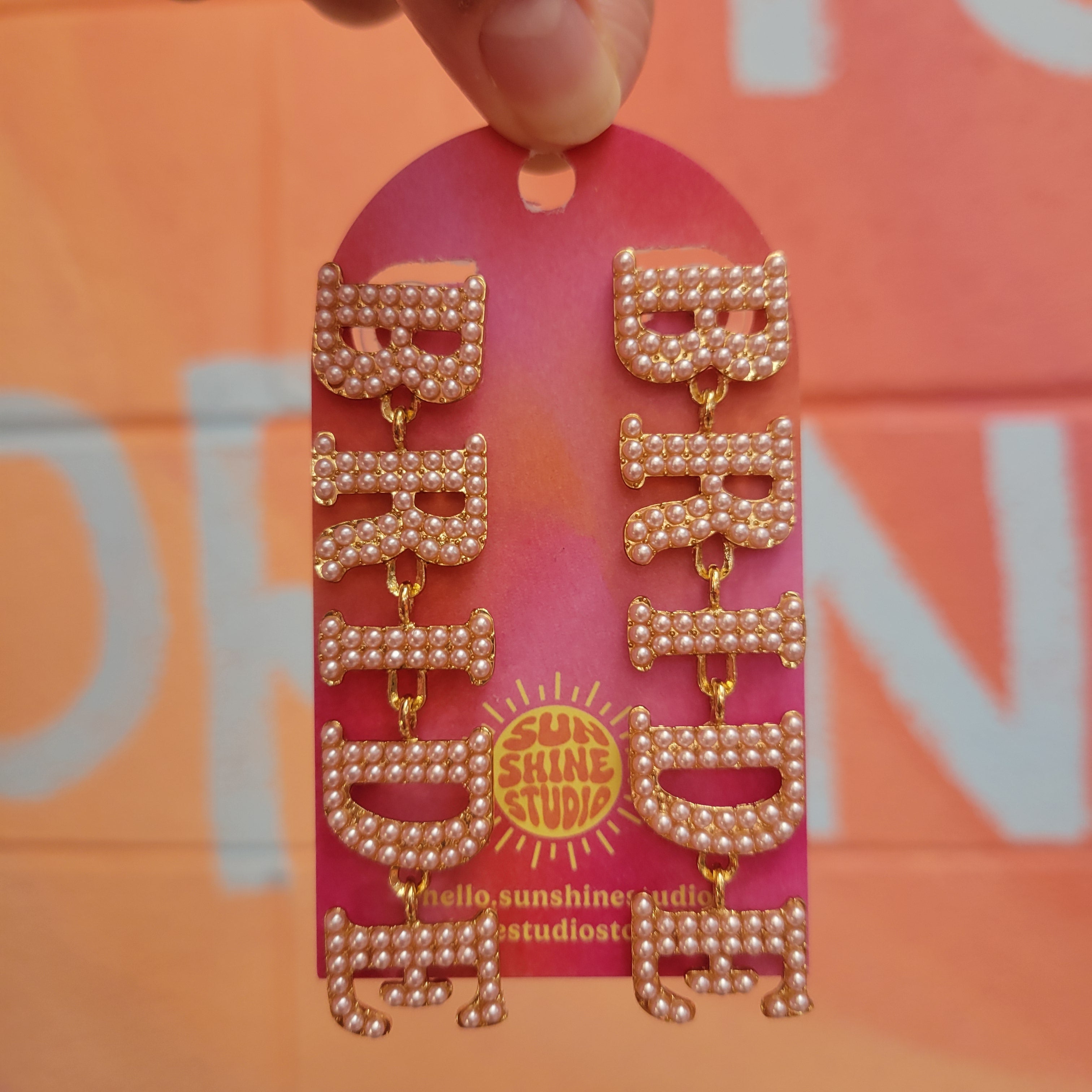Bride Statement Earrings