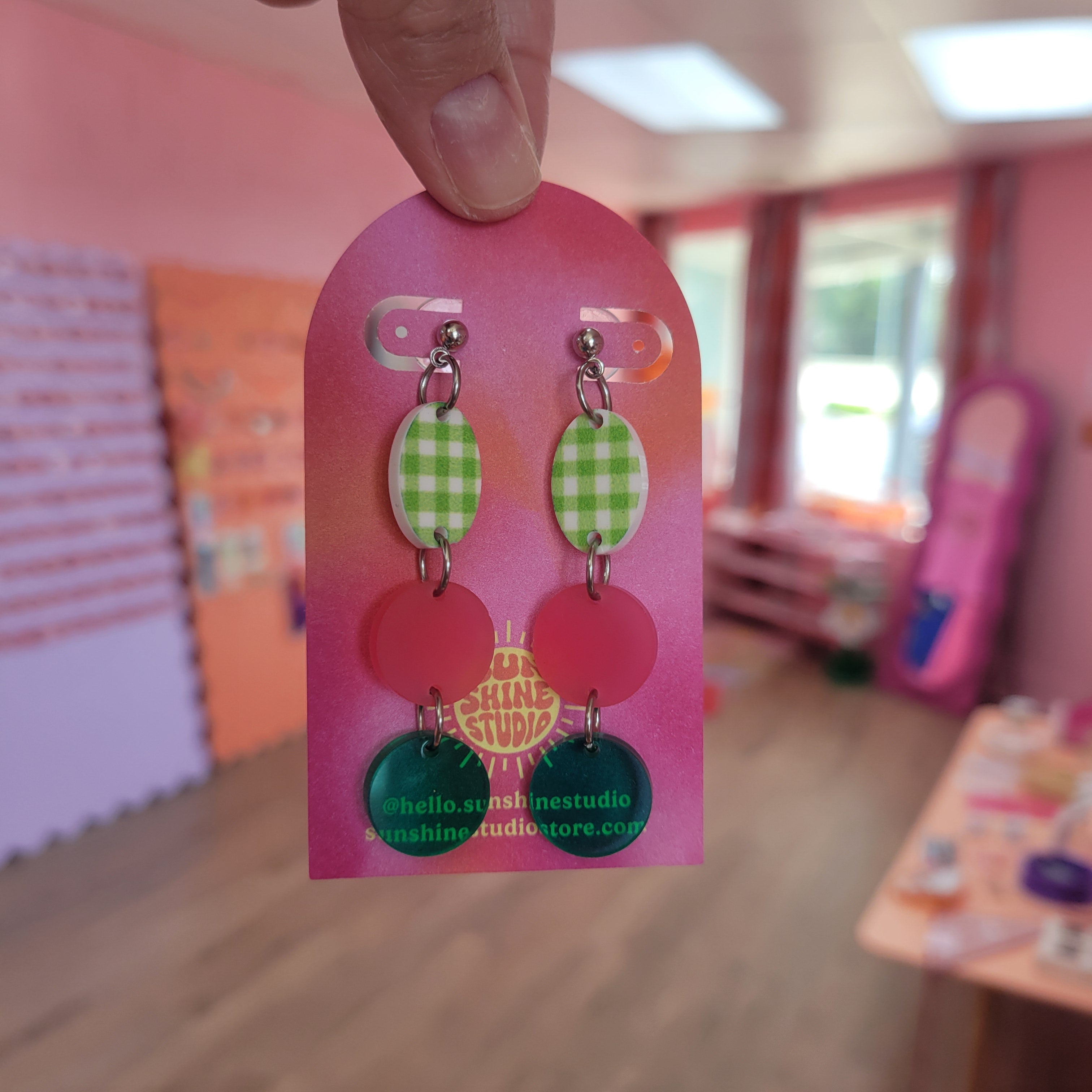 Celebration Confetti Drops - Medium Dangle Earrings