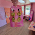 Celebration Confetti Drops - Short Dangle Earrings