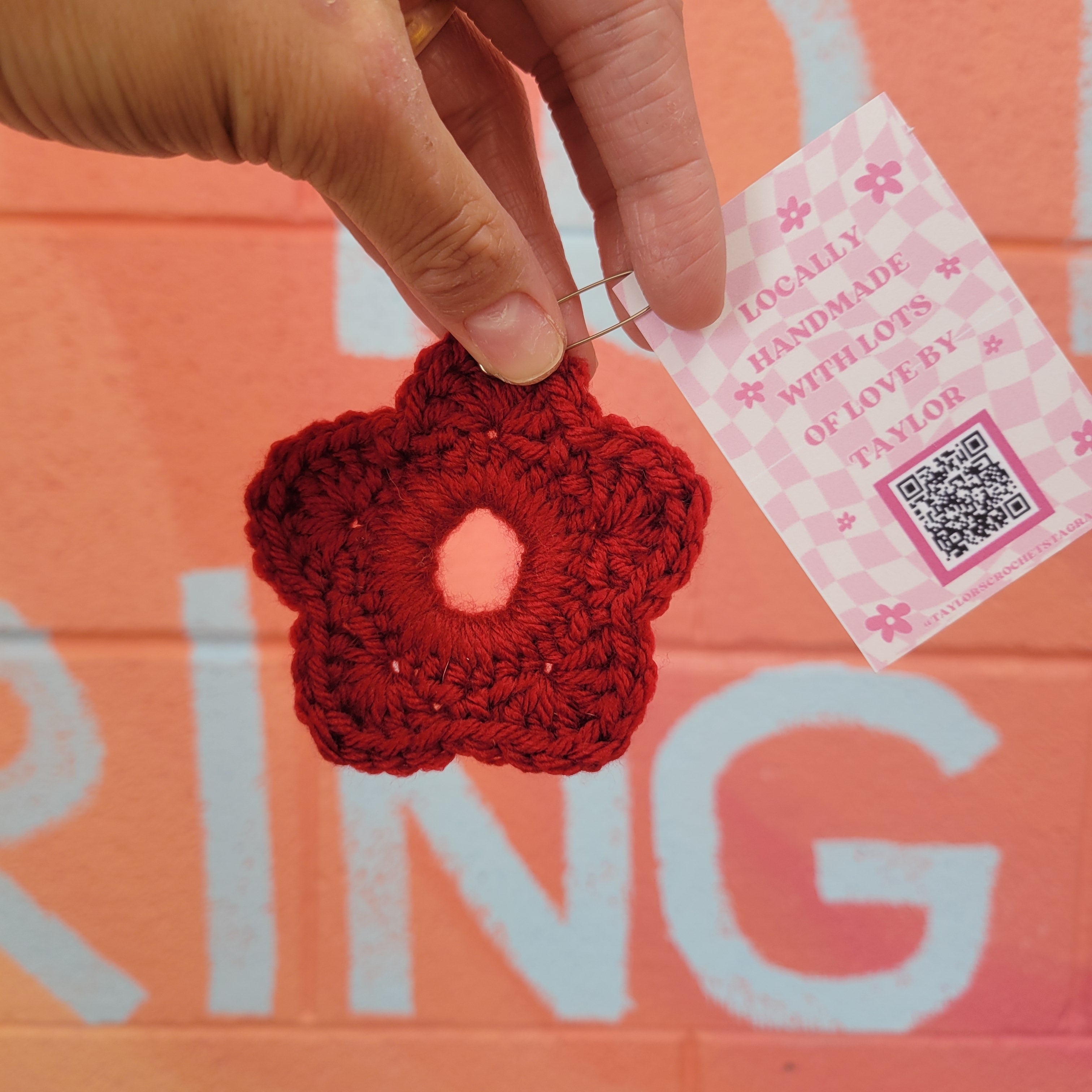Crochet Small Flower Scrunchies