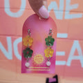 Colorful Dainty Daisies Earrings