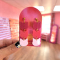 Pink Cat Energy - Dangle Earrings