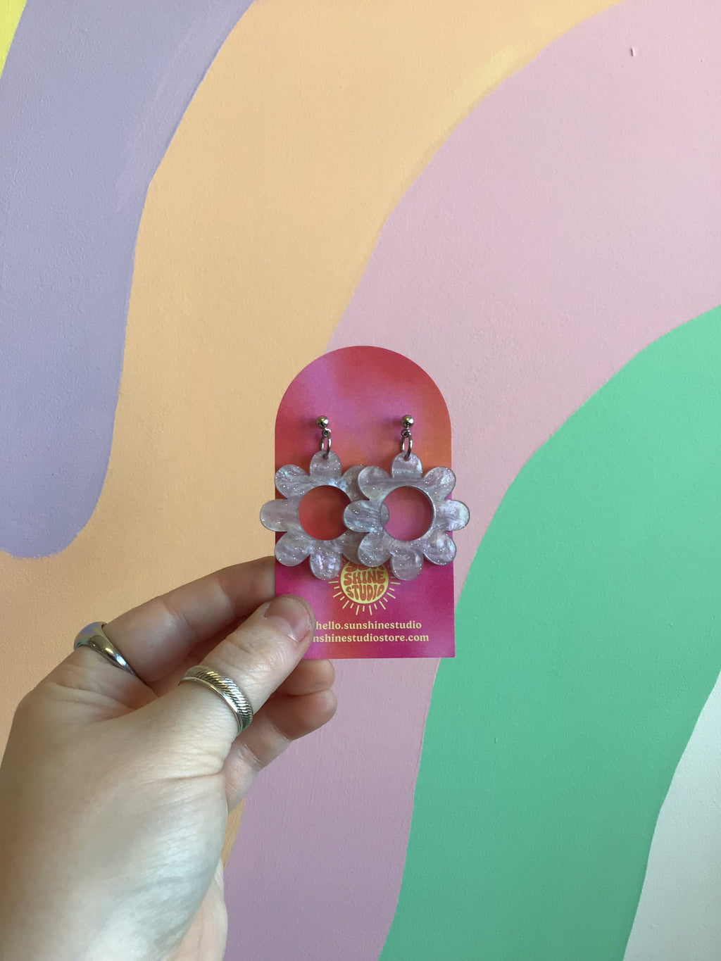 Happy Spring Daisy Earrings