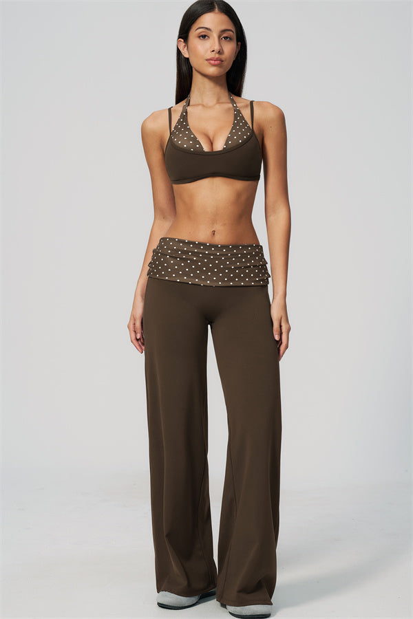The Enliven Sports Bra Straight Leg Pants 2-Piece Set