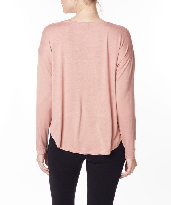 BAMBOO DOLMAN LONG SLEEVE TOP