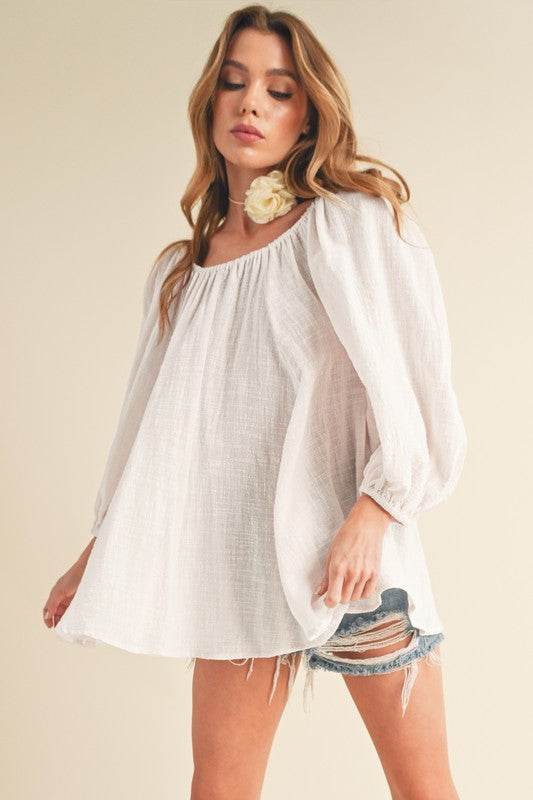 Nately Off Shoulder Tunic Dress