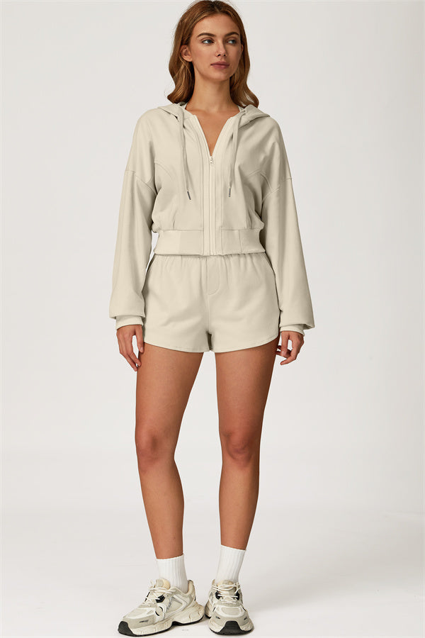 The Glacier Crop Hoodie