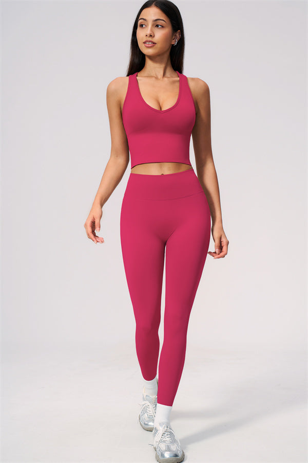 The Allure Crop Top Leggings 2-Piece Set
