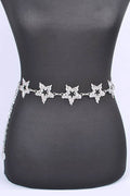 Plus Size Shiny Star Iconic Chain Belt