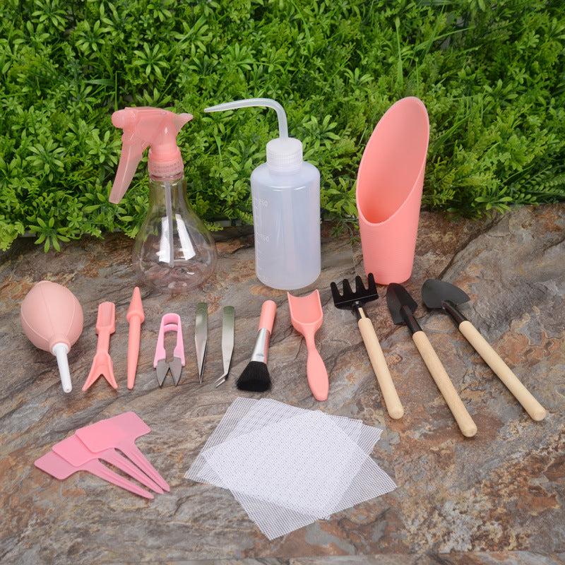 Succulent planting tool combination set
