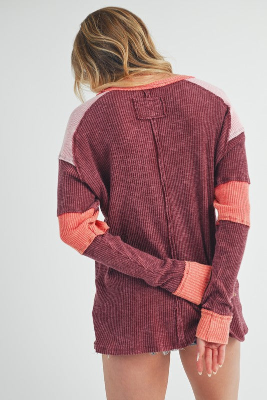 Gretel Colorblock Layering Top
