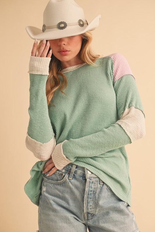 Gretel Colorblock Layering Top